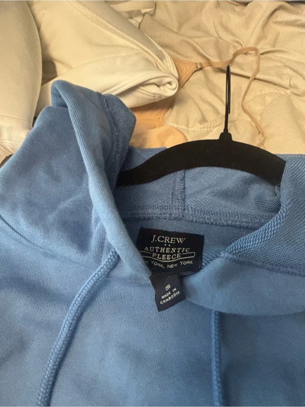 J. Crew Light Blue Men's Hoodie Sweatshirt